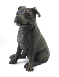 Staffordshire Bull Terrier Urn