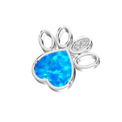 Aura-Star Ashes Infused Pet Pendant Unisex Equal Opal